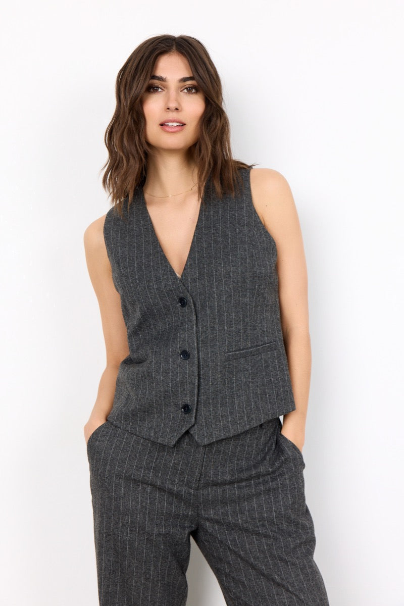 Soyaconcept Victoria 1 Vest Grå