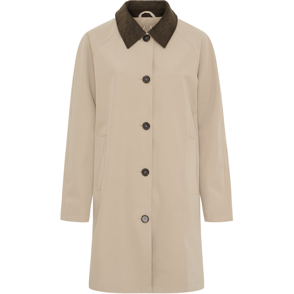 NOTYZ Jakke w Corduroy Collar Sand