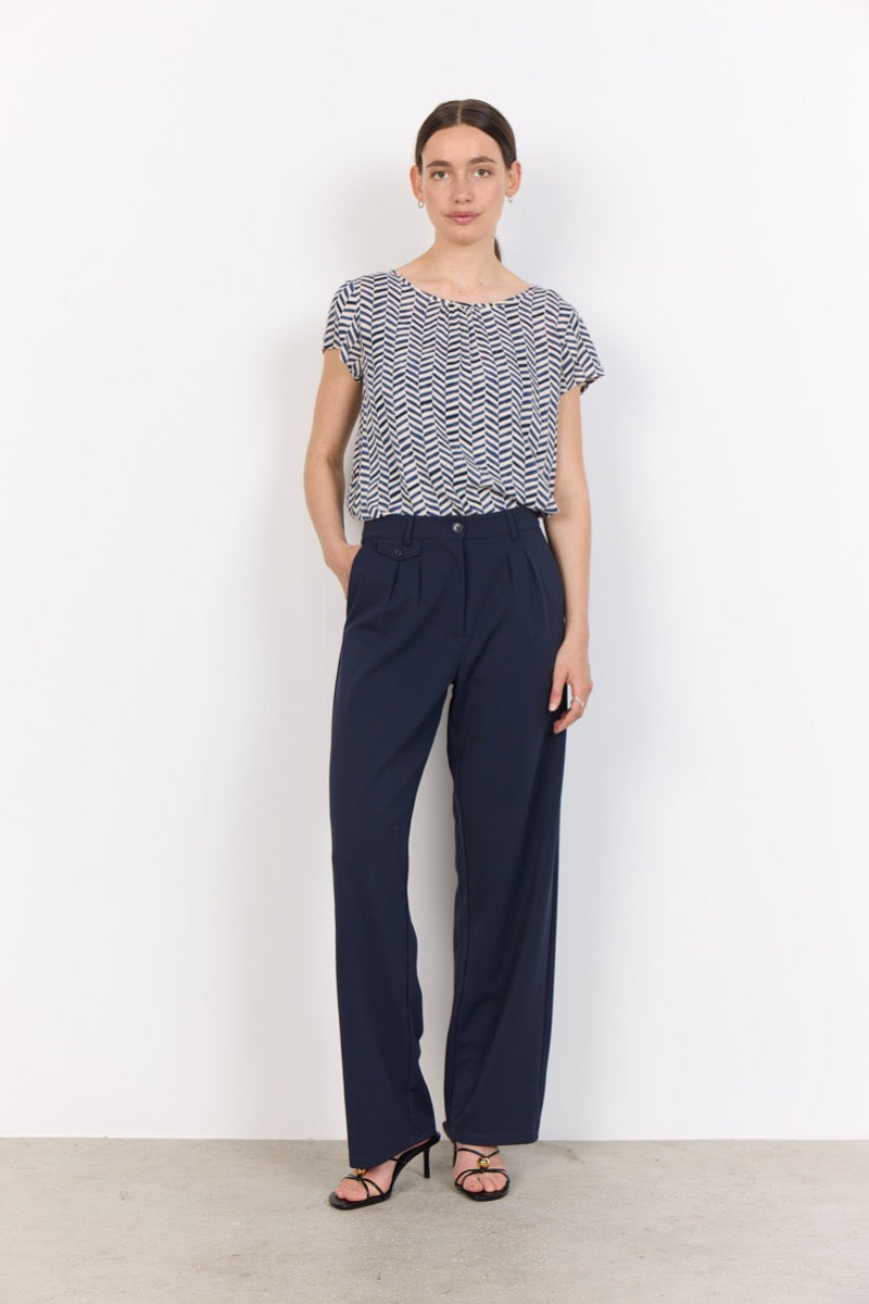 SoyaConcept Selia 1 Bluse Navy Blå