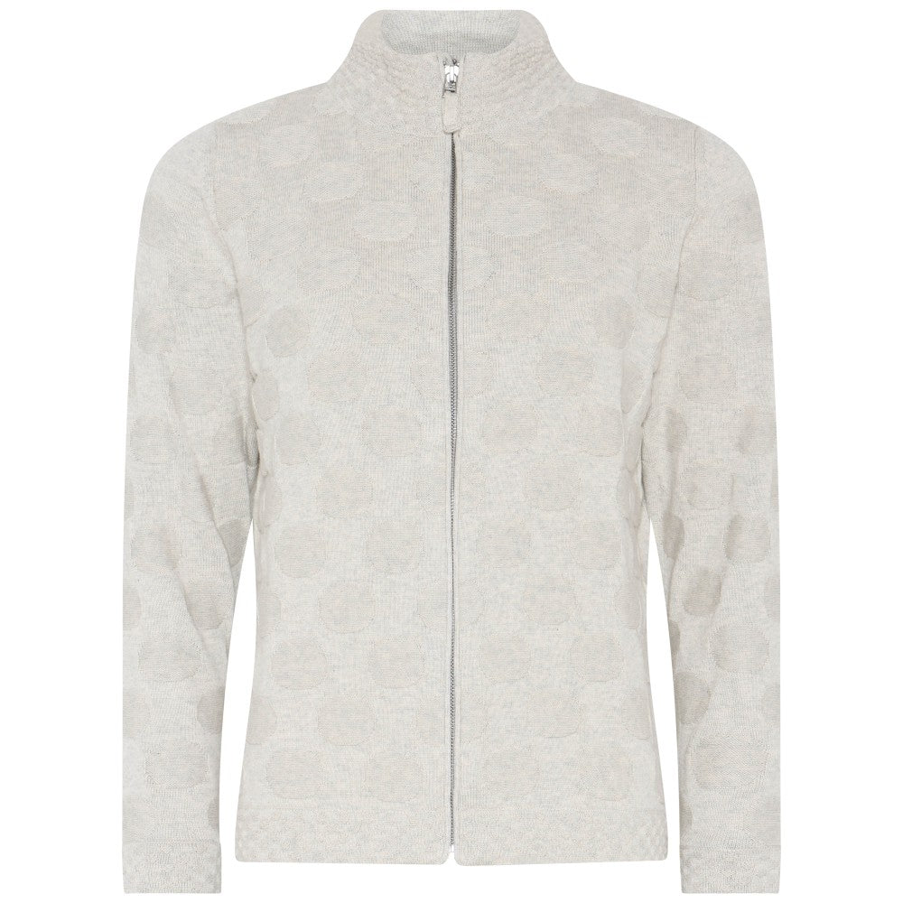 Skovhuus Turtle Cardigan Prikket Kit Grå