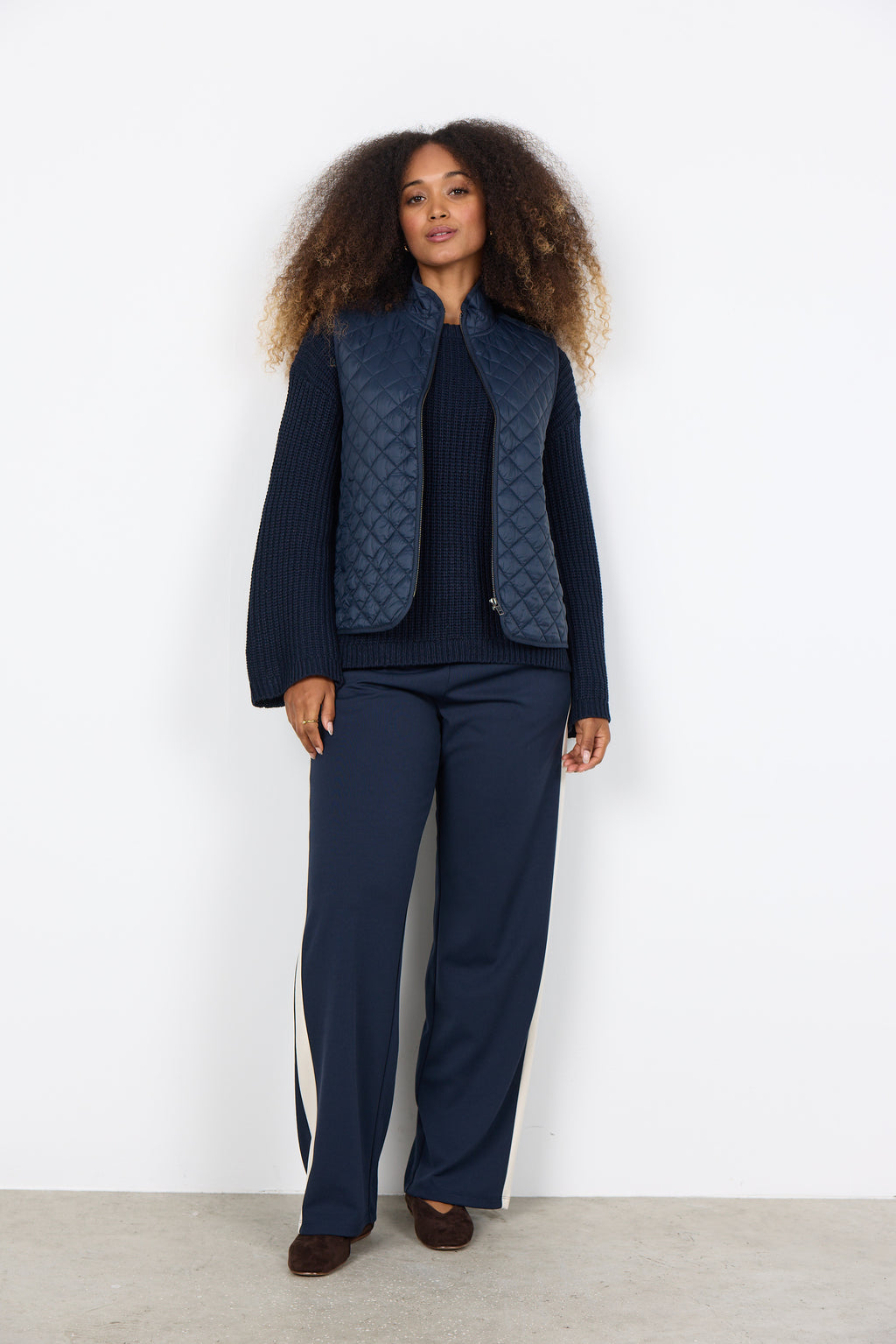 SoyaConcept Benete 1 Vest Navy Blå