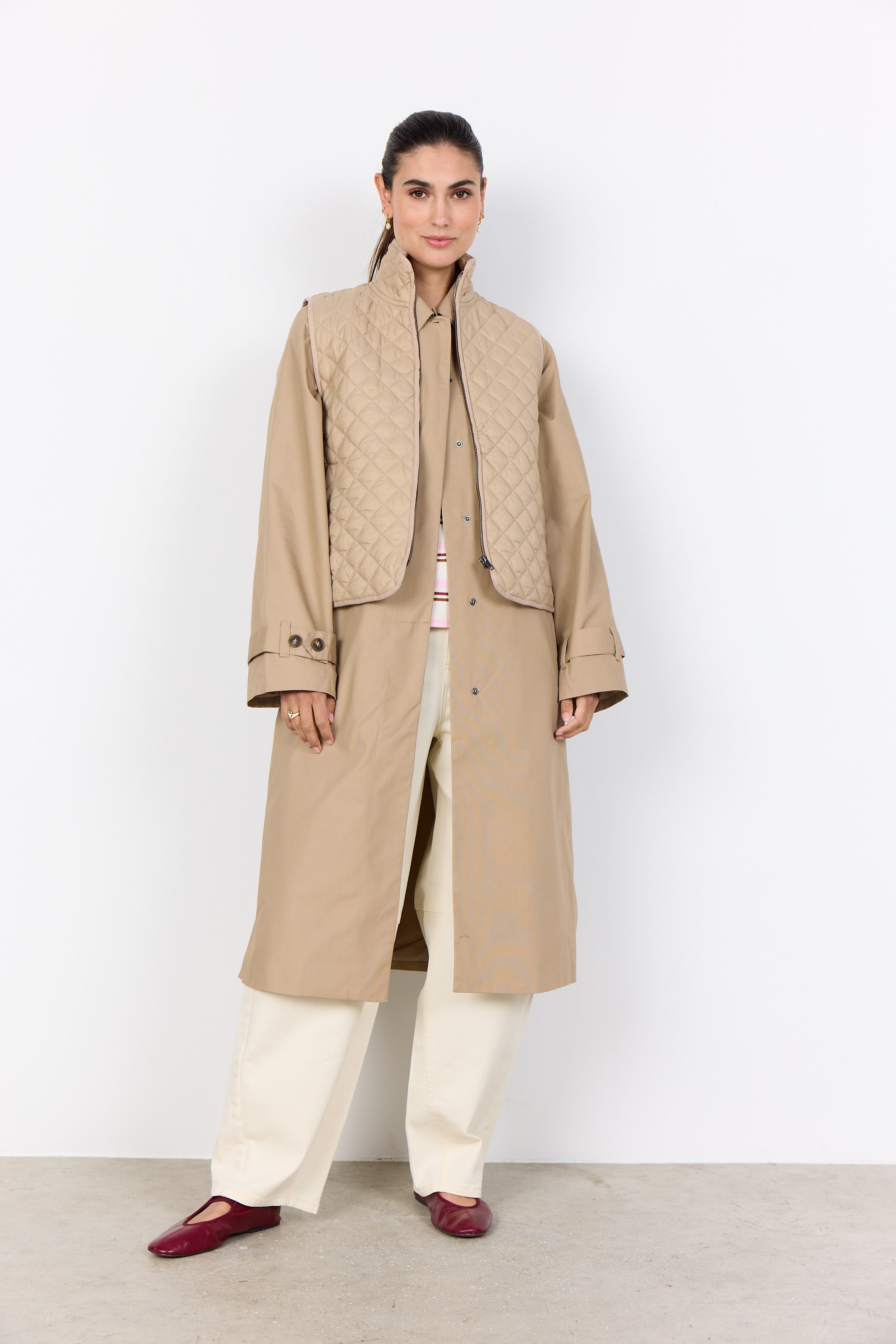 SoyaConcept Benete 1 Vest Camel Brun