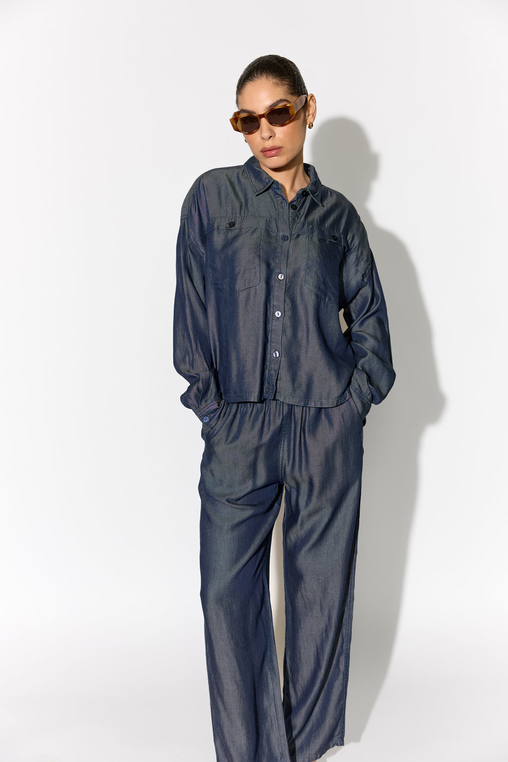 SoyaConcept Liv 53 Bukser Mørkeblå