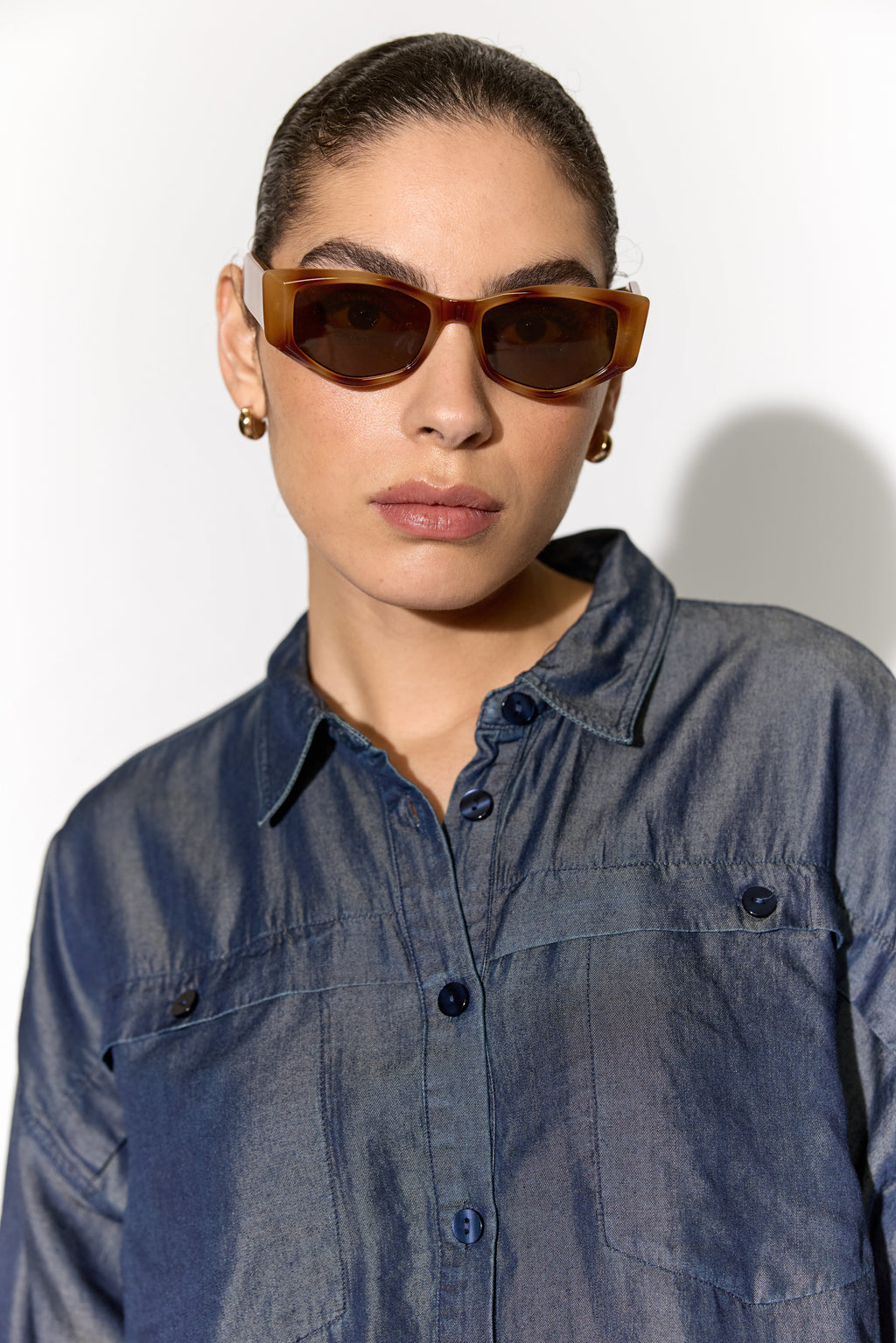 SoyaConcept Liv 60 Skjorte Mørkeblå