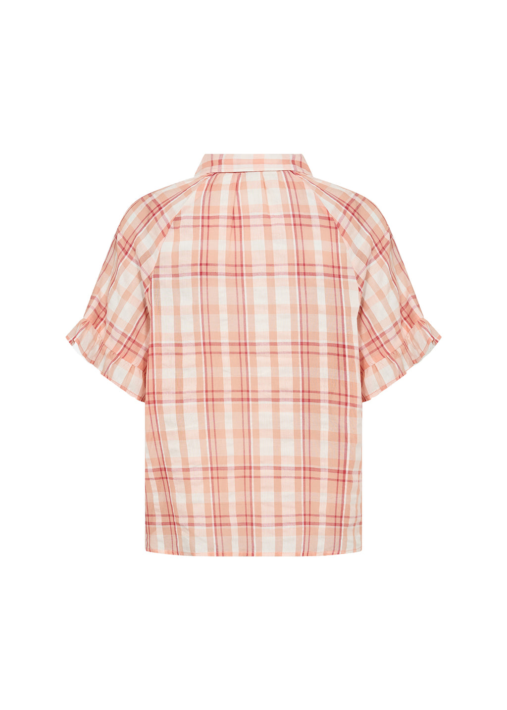 SoyaConcept Farus 1 Skjorte Ternet Salmon Rosa