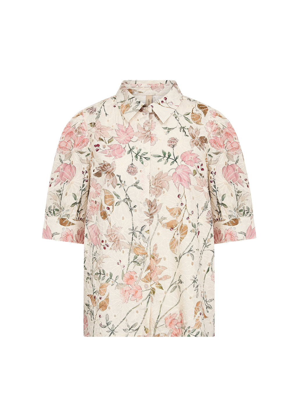SoyaConcept Geddi 1 Skjorte Blomster Cream