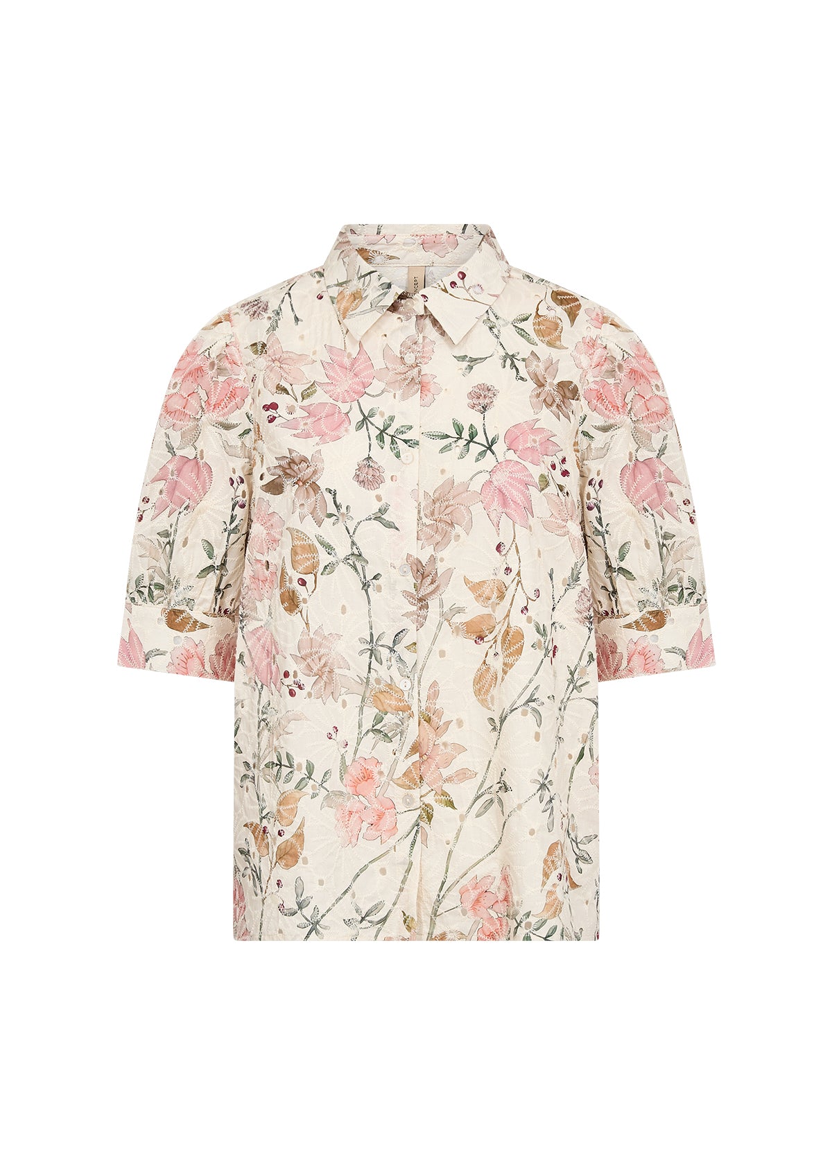 SoyaConcept Geddi 1 Skjorte Blomster Cream
