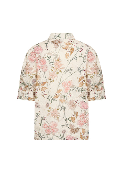 SoyaConcept Geddi 1 Skjorte Blomster Cream
