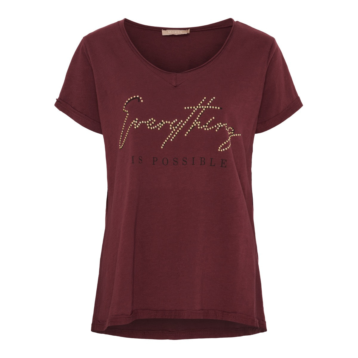 Marta Du Chateau Lillian T-shirt Vino Rød