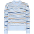 Skovhuus Pullover Multi Colour Prikket Pale Blå