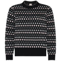 Skovhuus Pullover Multi Colour Prikket Sort