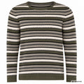 Skovhuus Pullover Structured Jaquard Loden Grøn