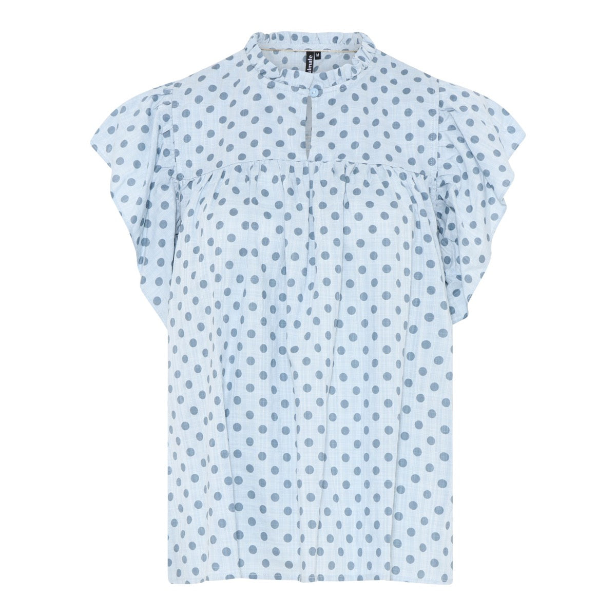 Soulmate Juicy 1 Bluse Prikker Light Blå