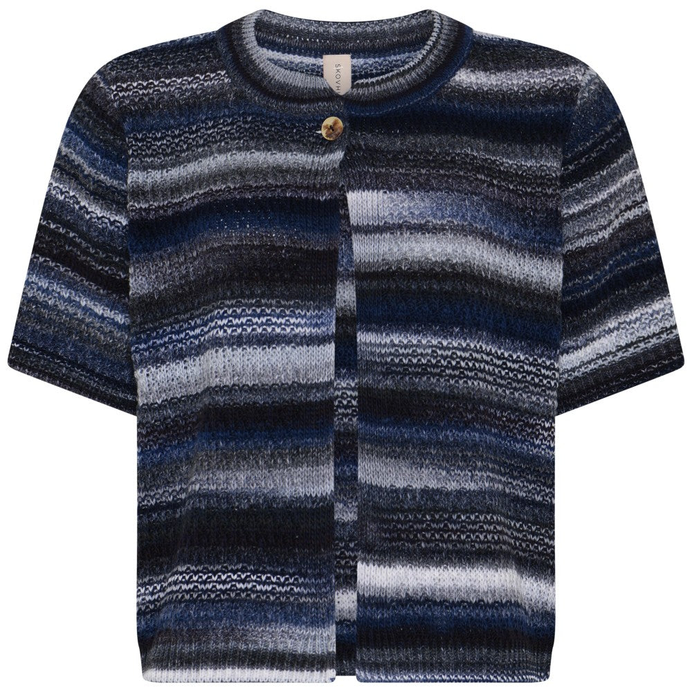 Skovhuus Cardigan Casual Kortærmet Marine Blå