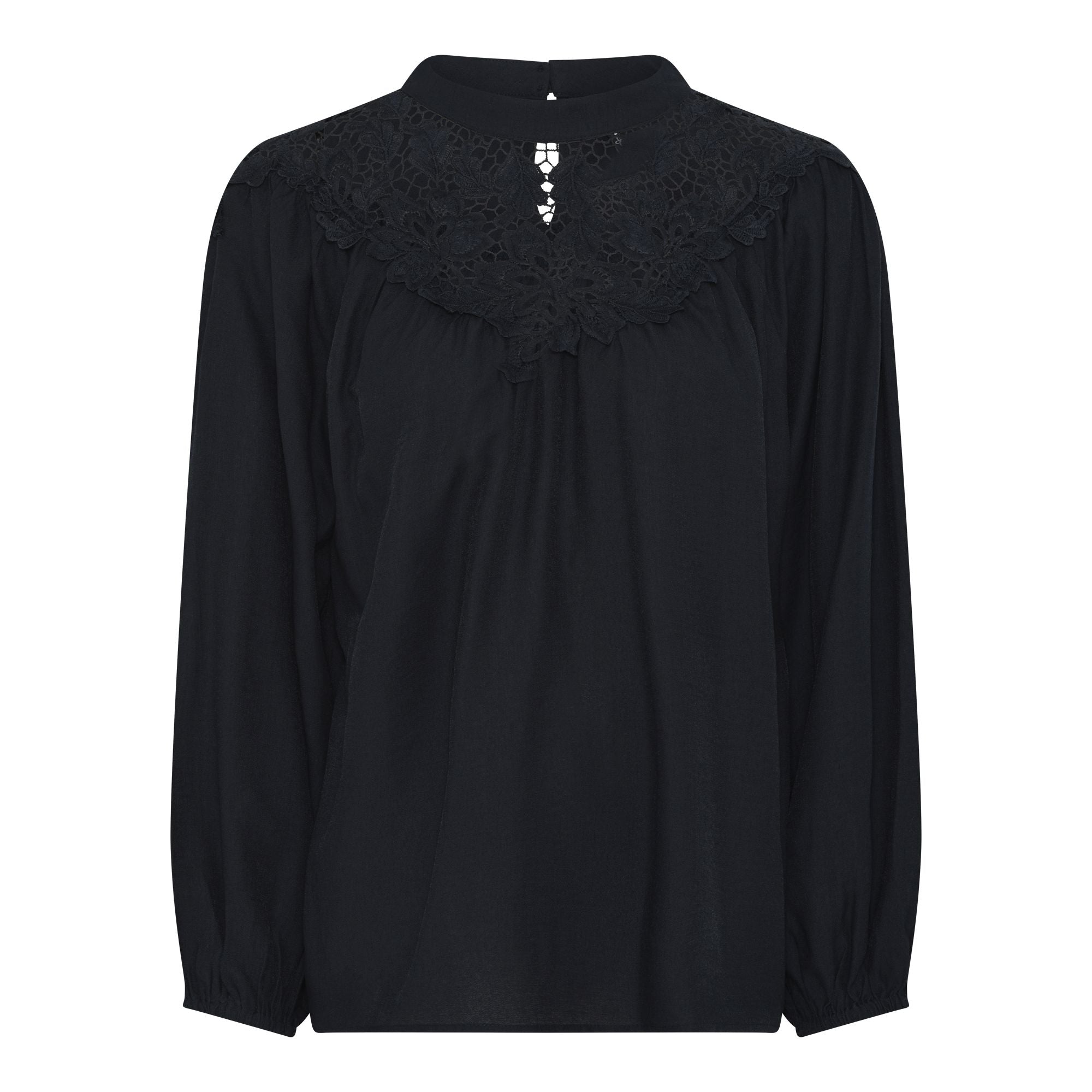 Soulmate Gudrun 2 Bluse Mørk Navy Blå