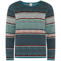 Skovhuus Pullover Petite Prikket Pacific Grøn