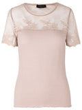 Rosemunde Copenhagen Silke T-Shirt, Vintage Powder