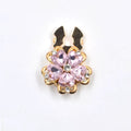 Löwenstein Button Covers Stone Hearts Pink