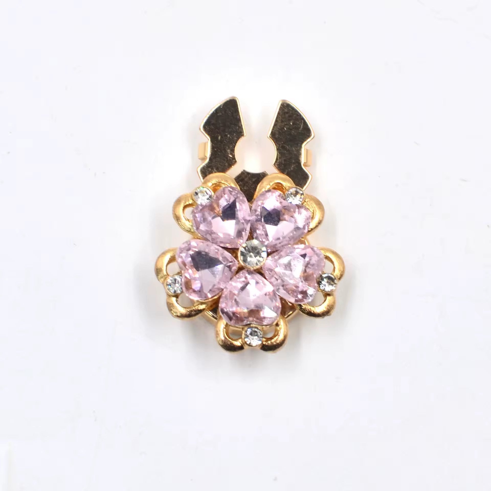 Löwenstein Button Covers Stone Hearts Pink