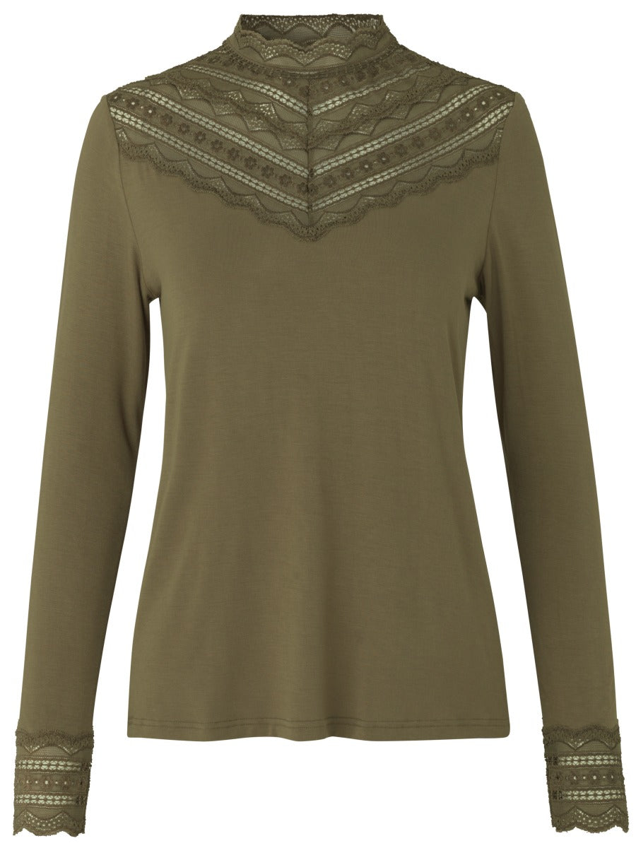 Rosemunde Copenhagen T-Shirt ls Military Olive