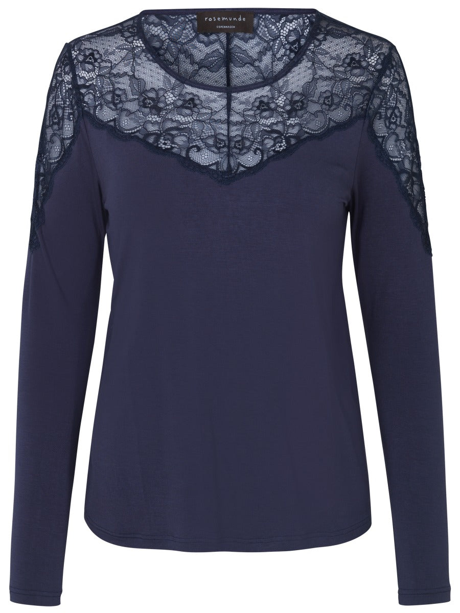 Rosemunde Copenhagen T-Shirt LS Blueberry