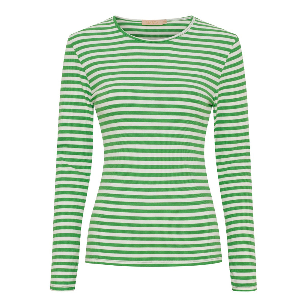 Marta Du Chateau Josiane LS T-Shirt Menta Grøn