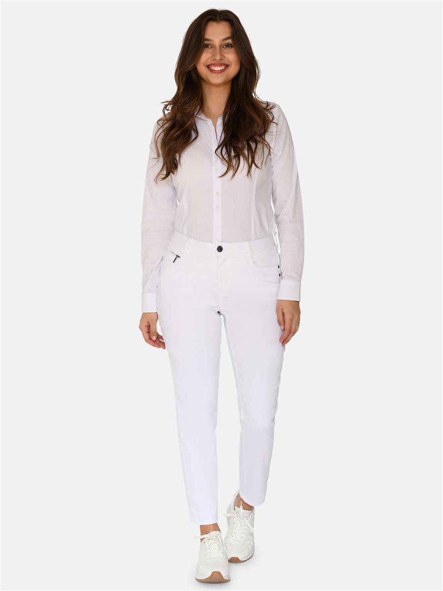 Cero Suzanne Stretch Jeans White