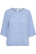 KAFFE Riana Amber Bluse Blå