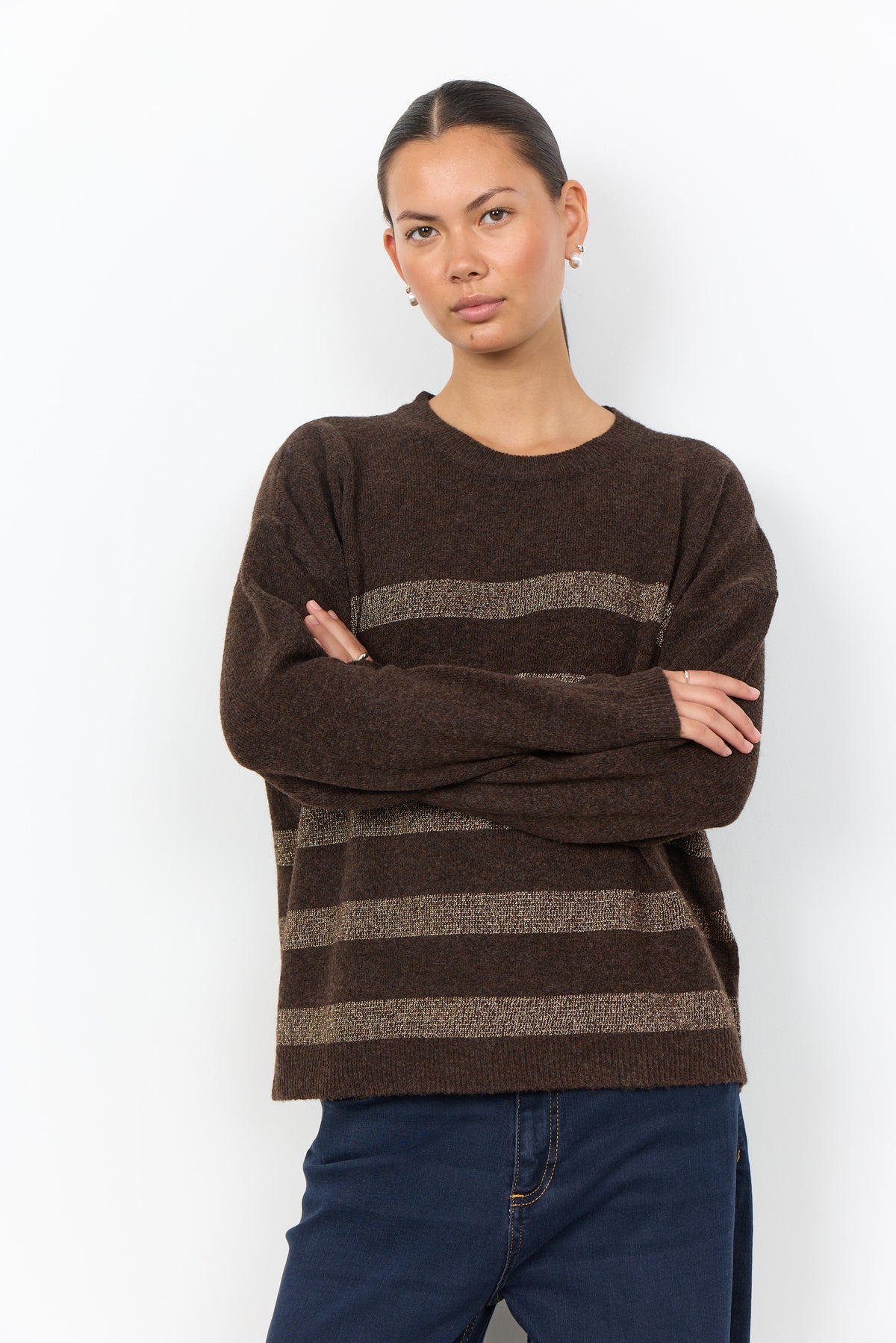 SoyaConcept Orlean 20 Pullover Mørk Blomme