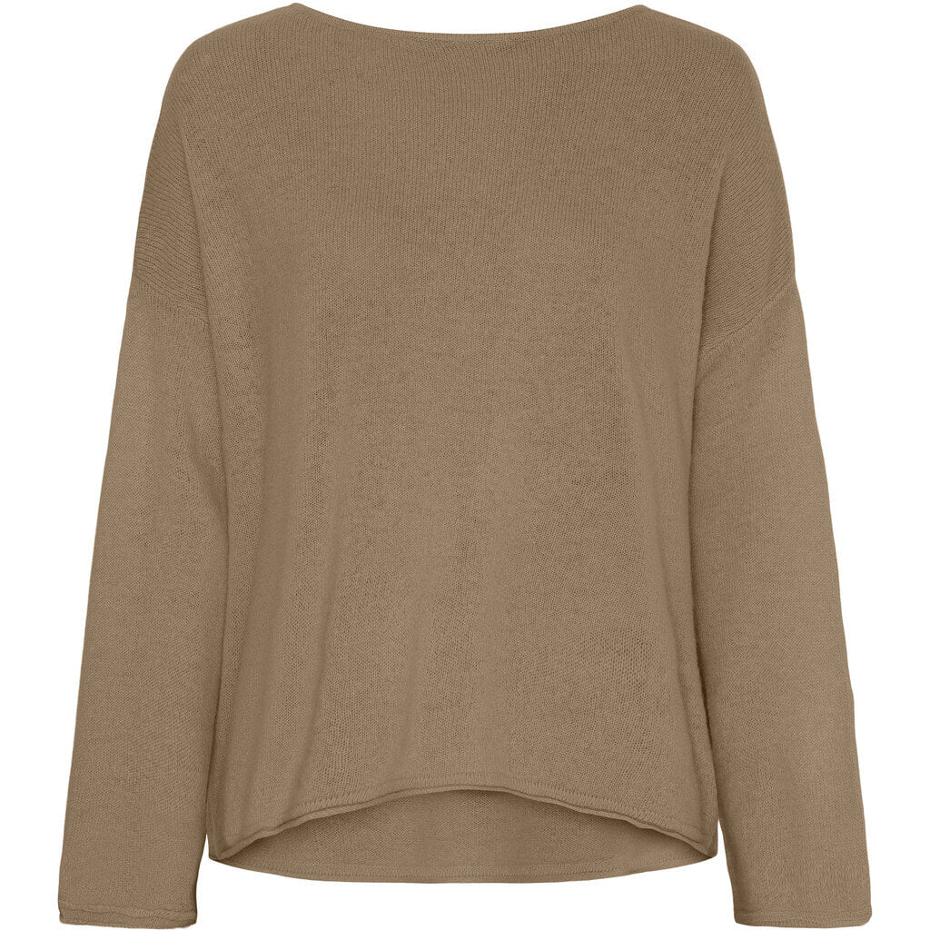 BTF CPH Pure Cashmere Bluse Oversized Natural Brun