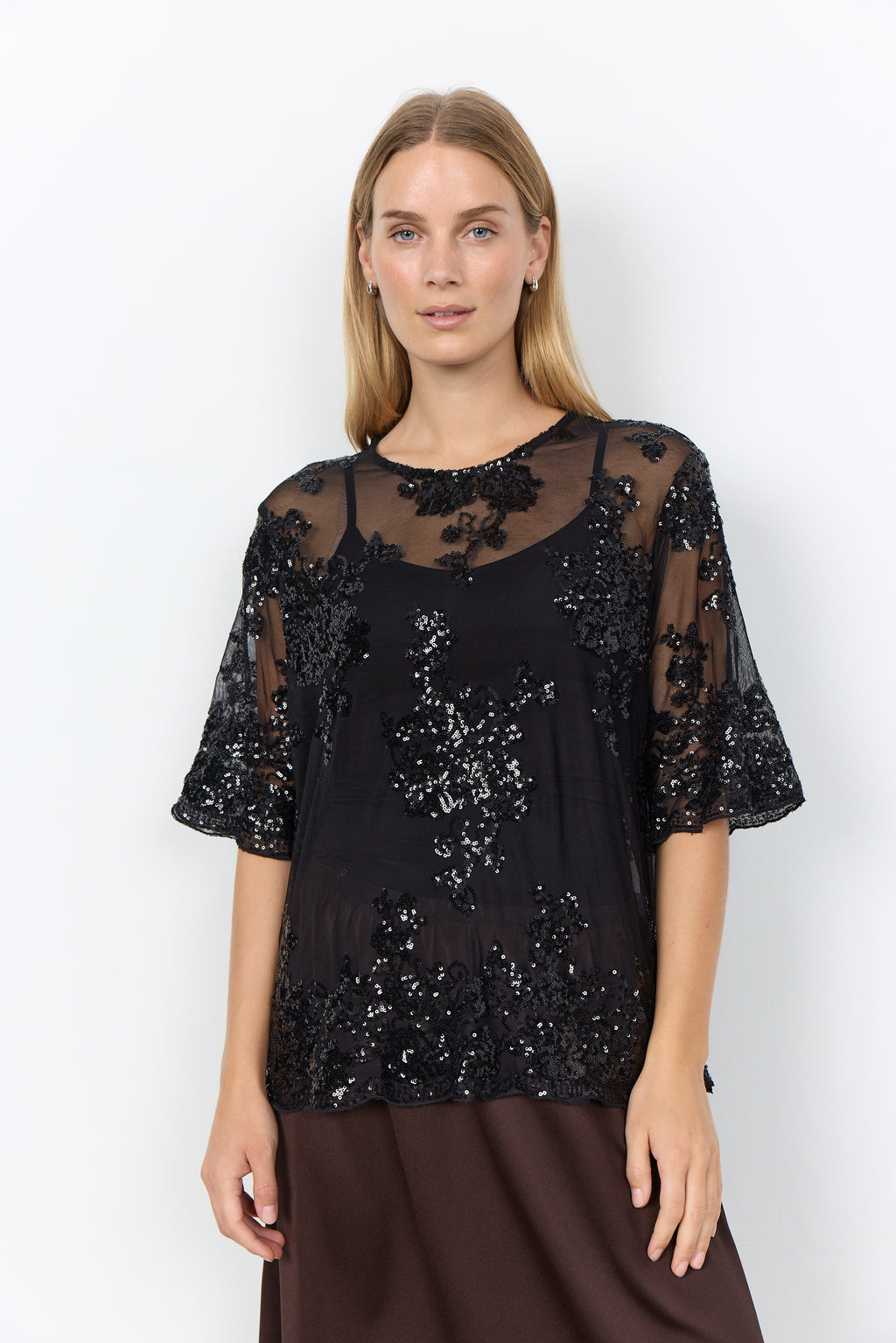 SoyaConcept Aube 4 T-shirt Sort