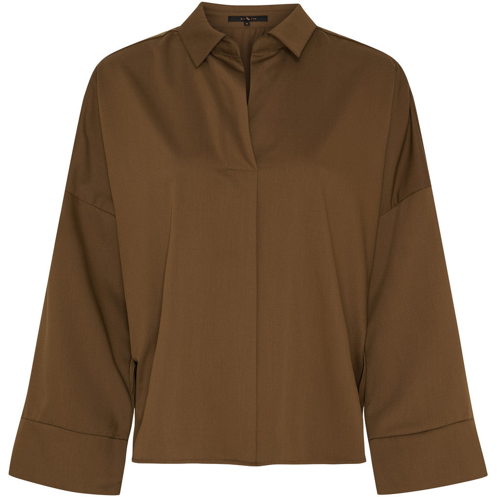 BTF CPH Amara Bluse Chocolate Brun