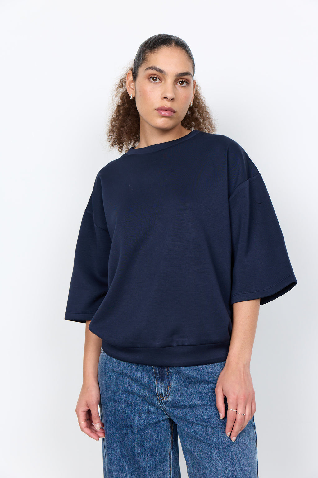 SoyaConcept Janny 8 T-shirt Navy Blå