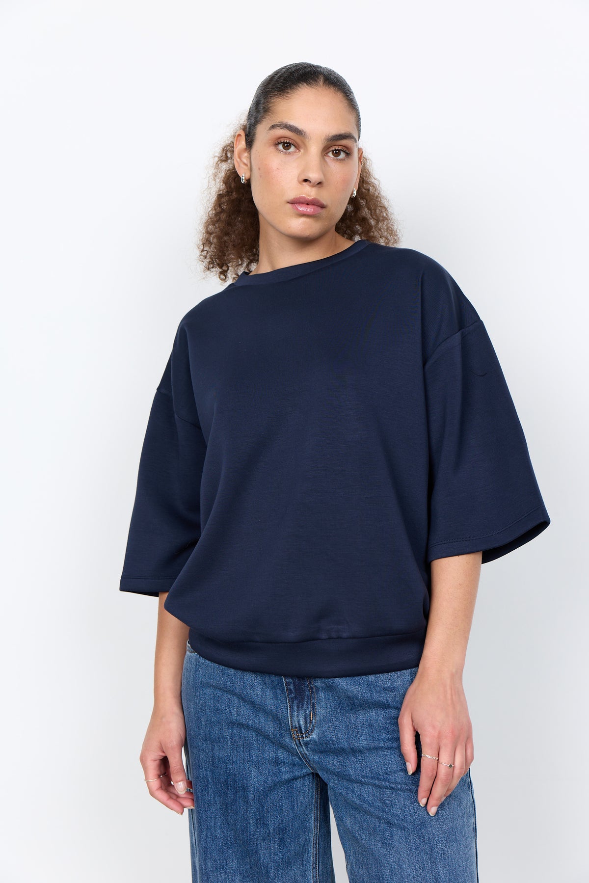 SoyaConcept Janny 8 T-shirt Navy Blå