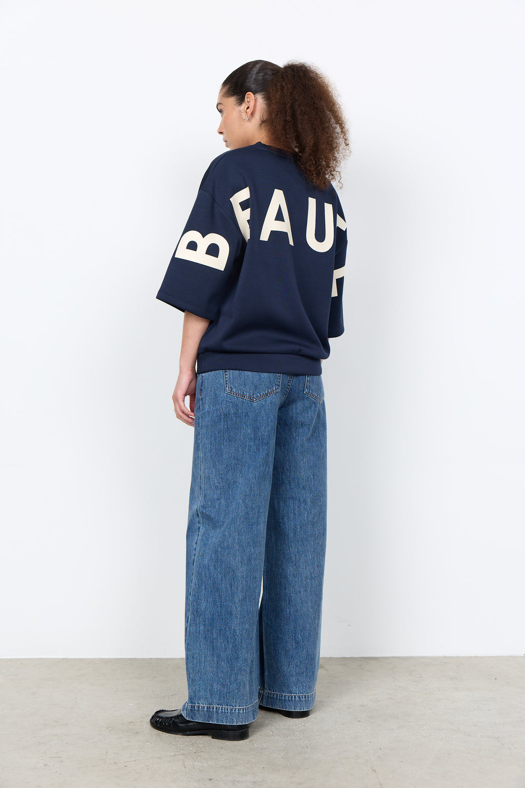 SoyaConcept Janny 8 T-shirt Navy Blå