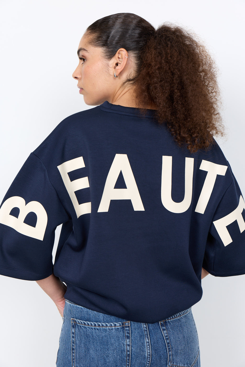 SoyaConcept Janny 8 T-shirt Navy Blå
