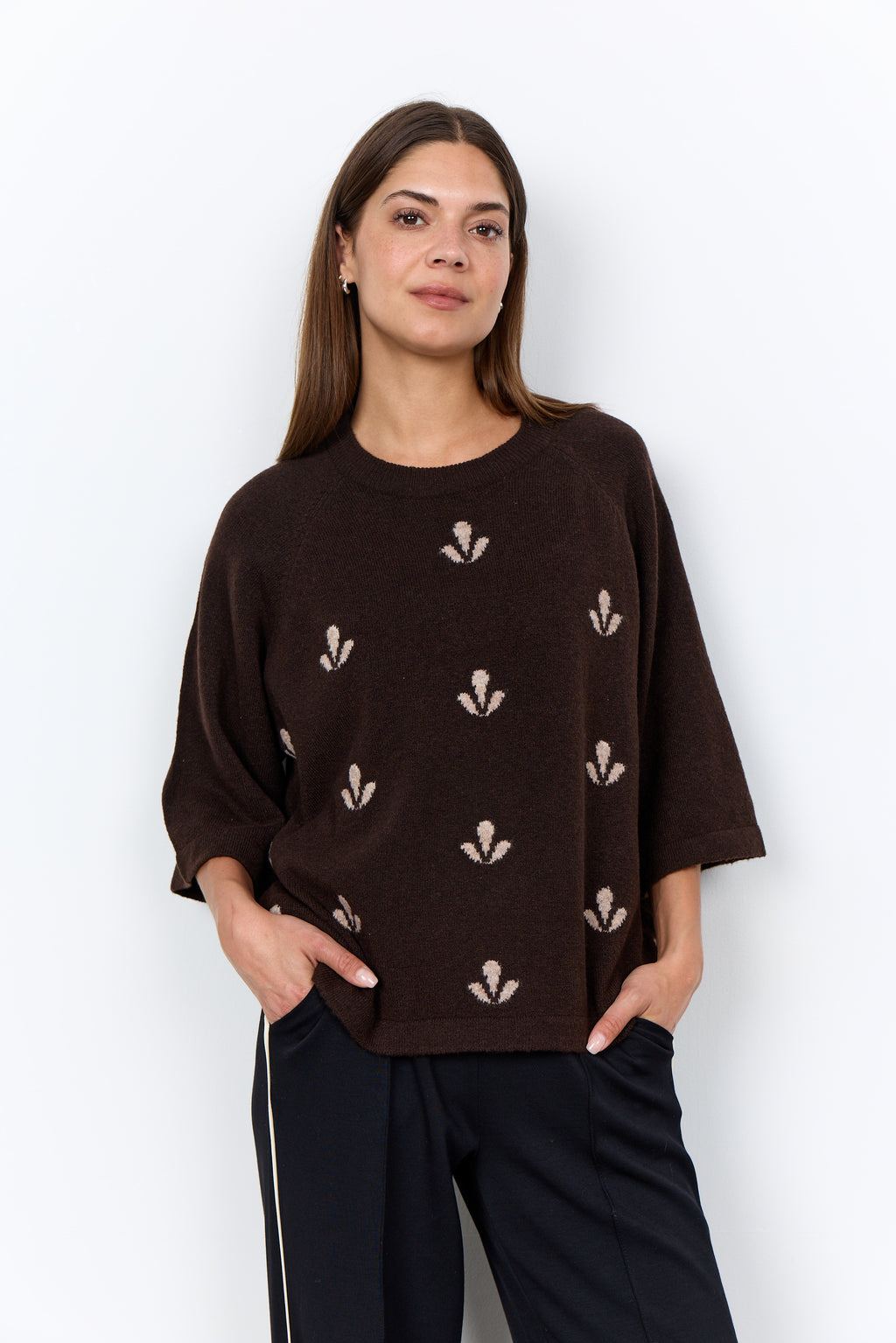 SoyaConcept Orlean 29 Pullover Mørk Blomme