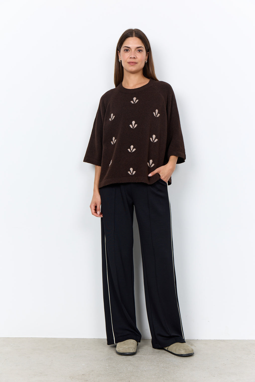 SoyaConcept Orlean 29 Pullover Mørk Blomme