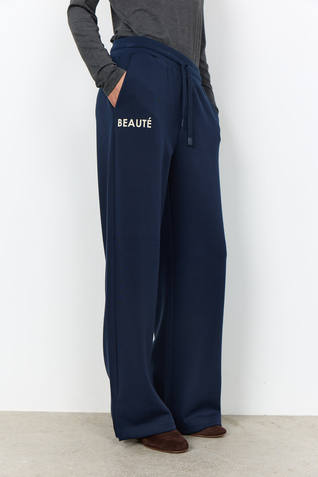 SoyaConcept Janny 23 Bukser Navy Blå