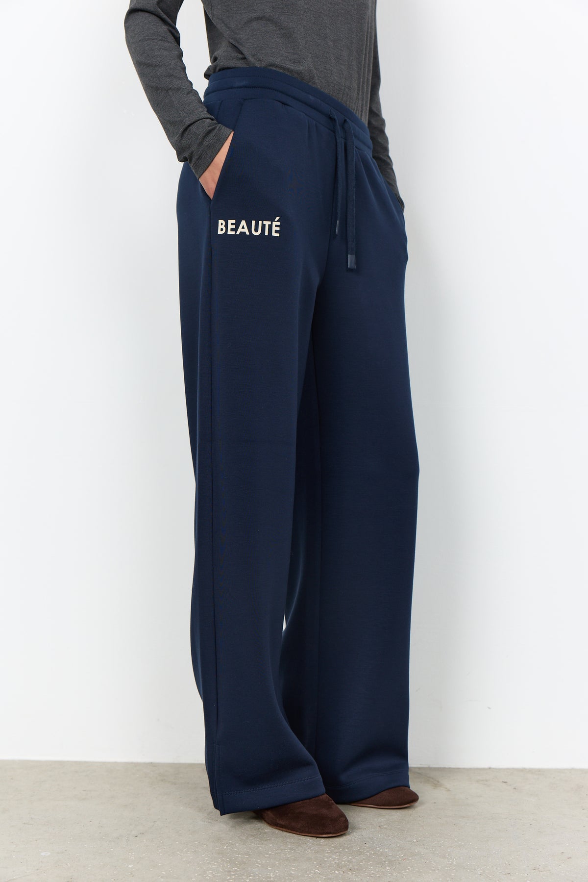 SoyaConcept Janny 23 Bukser Navy Blå