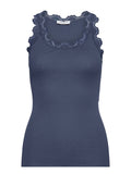 Rosemunde Copenhagen Silke Top w Lace True Navy