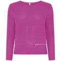 Skovhuus Pullover w Zipper Effect Dewberry Lilla