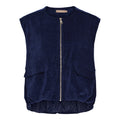 Marta Du Chateau Freya Vest Navy Blå  Onesize