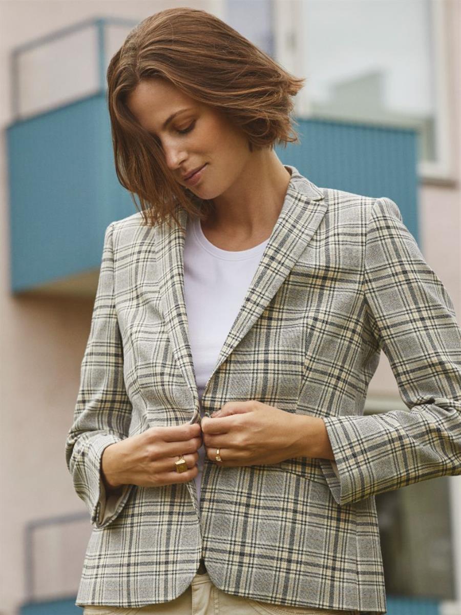Cero Ditte Blazer Ternet Grå