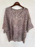 Marta Du Chateau Nieve Strik Fango Brun  Onesize
