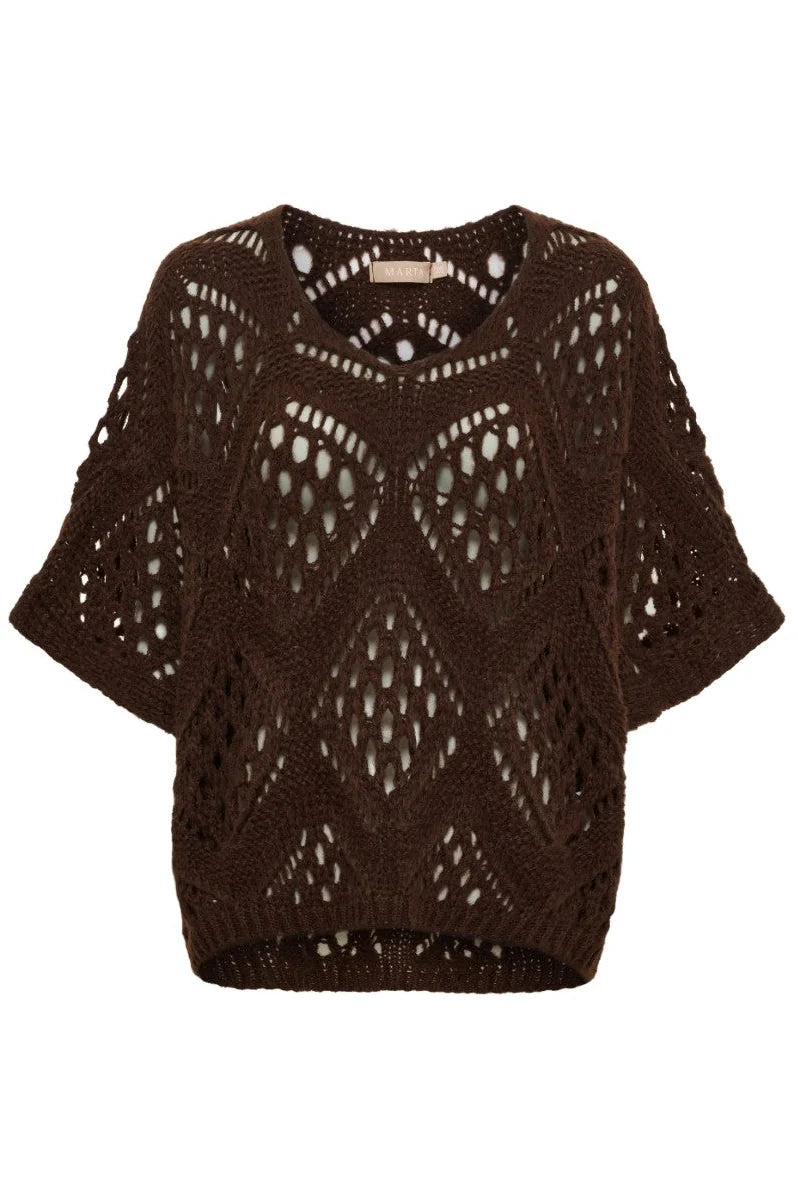 Marta Du Chateau Nieve Strik Moro Brun  Onesize
