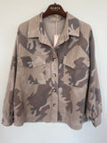 Marta Du Chateau Moonstone Jakke Beige Camo