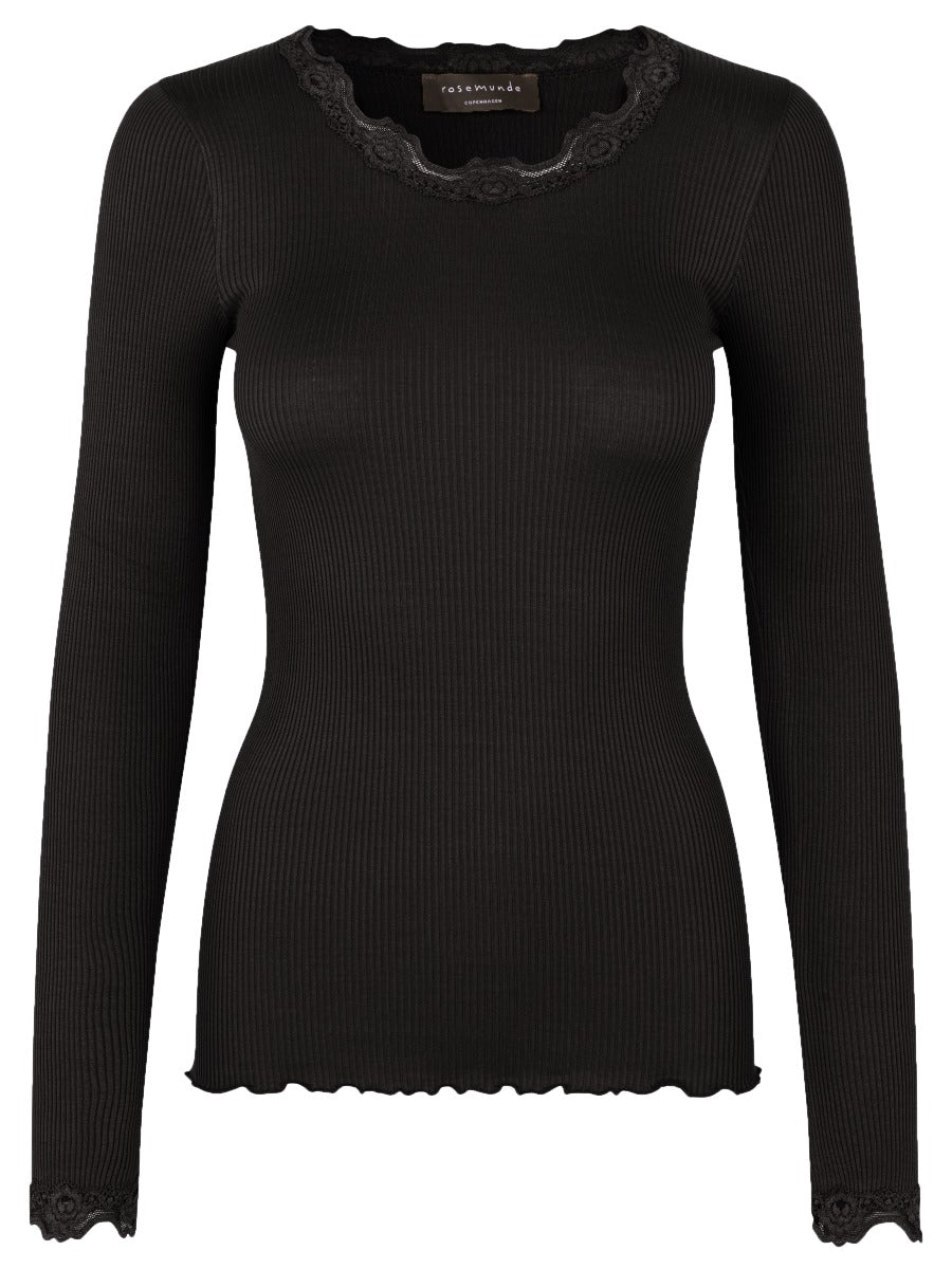 Rosemunde Copenhagen Silke T Shirt LS Sort