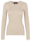 Rosemunde Copenhagen Silke T Shirt LS Beige