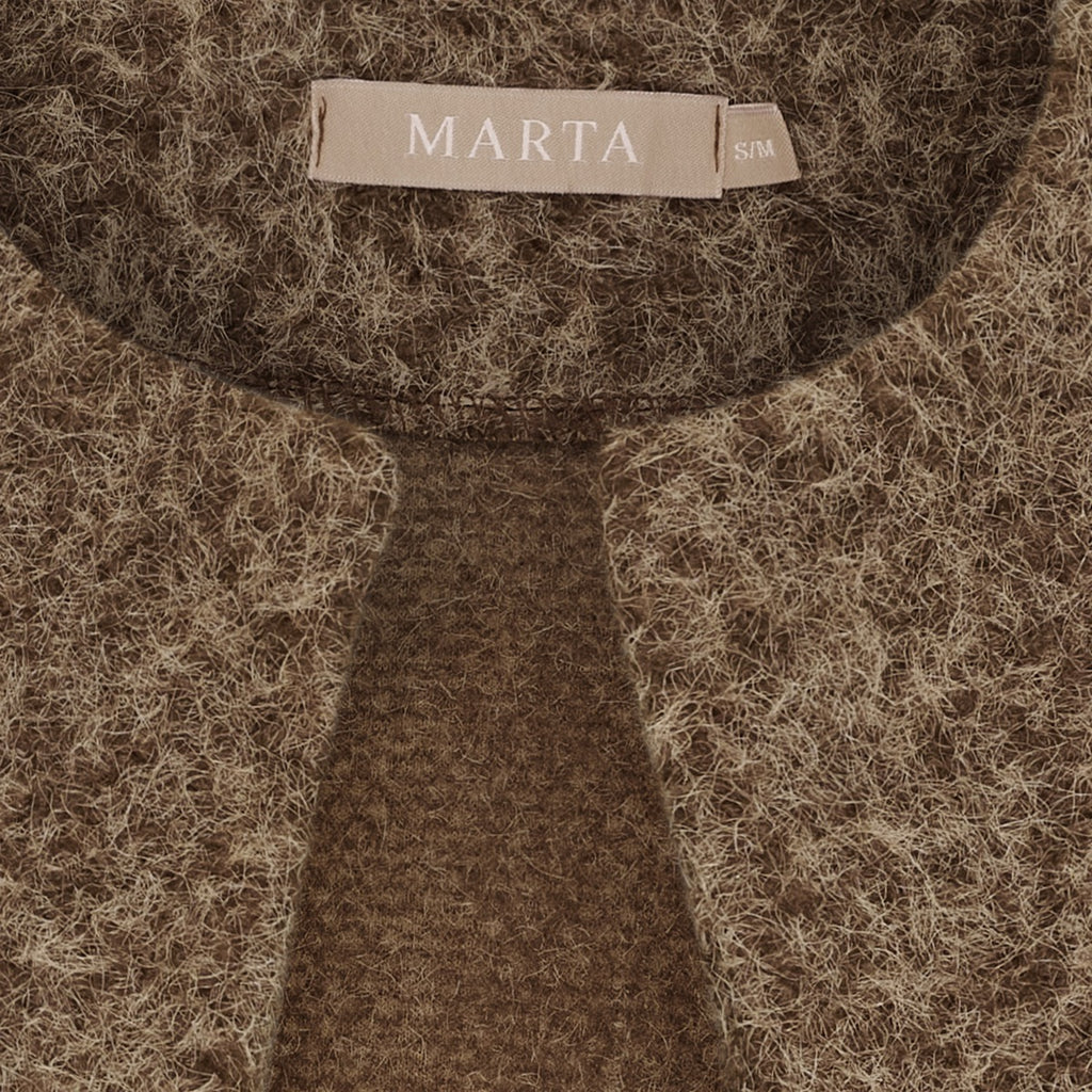 Marta Du Chateau Capella Strik Vest Camello Brun